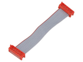 Kabel kabel wstążkowy ze złączami 10-pin Układ 2x5 Dł 75mm 2205063-1