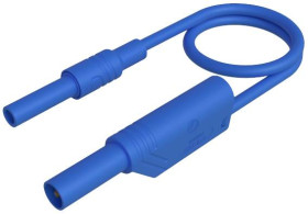 Hirschmann Test & Measurement MAL S WS-B 100/2,5 bl Przewód pomiarowy bezpieczny złącze żeńskie bezpieczeństwa 4 mm złąc