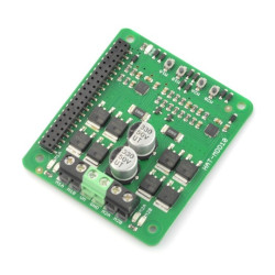 Cytron HAT-MDD10 - dwukanałowy sterownik silników DC 24V/10A - nakładka dla Raspberry Pi