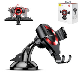 Uchwyt samochodowy do smartfona Baseus SUYL-XP09 (kolor czarno-czerwony)