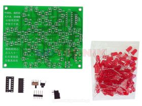 Chiński czerwony wąż 81 szt. LED