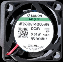 MF25060V1-1000U-A99 Fan, 5 VDC, 25x25x6mm, MC series