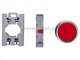 Przełącznik chwilowy niski czerwony NC