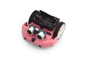 micro: Maqueen Lite with Skin (Red) - micro:bit Educational Programming Robot Platform