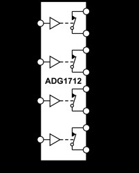 Low Voltage, 2.4Ω Quad SPST Switch