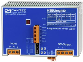 Power supply, programmable, 0 to 240 VDC, 3 A (0 to 3 A), 480 W, HSEUIREG04801.240