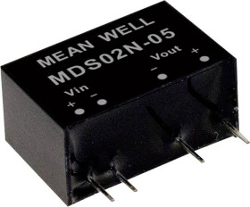 MW Mean Well MDS02N-05 Moduł przetwornicy DC/DC MDS02N-05, 2 W, 400 mA, 1 szt.