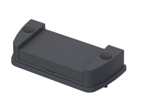 Bopla ASM 830 AL-7024 (94412400)- pokrywa boczna ze zdejmowaną aluminiową nakładką ASP 830