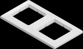 ADZ00103 Cover frame, 2-gang, RAL 9010