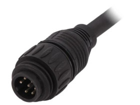 CA0161A02605012 Złącze okrągłe wtyk 7PIN męski przewody ECOMATE (C016)