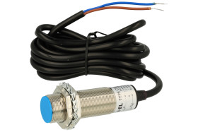 Czujnik; pojemnościowy; CM18-2005A; dwuprzewodowy; SCR; NO; 5mm; 90÷250V; AC; 300mA; cylindryczny metalowy; fi 18mm; 70mm; zabud