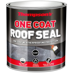 Ronseal 34750 Thompson&#x27;s One Coat Roof Seal Black 5 litre