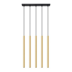 Lampa Wisząca PASTELO 5L złoty połysk