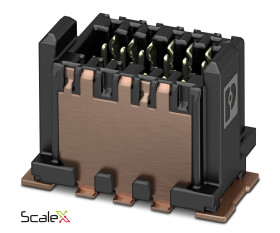 Listwa stykowa PCB 12-pinowe FP 0.8/12-MV-SH raster: 0.8 mm 2-rzędowe Phoenix Contact Powierzchnia 500 V W osłonie