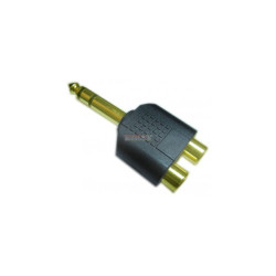 Rozgałęźnik wt.6,3st-2gn.RCAGOLD