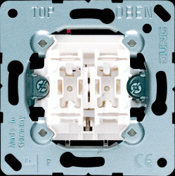 535 U Double button, 250 V AC, 10 A