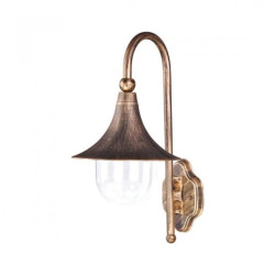 Kinkiet zewnętrzny dekoracyjny czarny/złoty z serii BOSTON K-8125 CZARNY/ZŁOTY Kaja Lighting