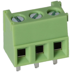 TruConnect 211822 3.81mm 3 Way Low Profile Rising Clamp Terminal Block
