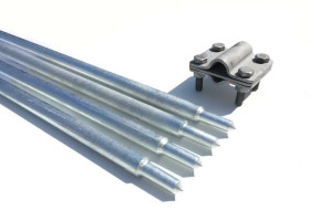 Uziom 6m komplet uziemiający fi 16mm + uchwyt