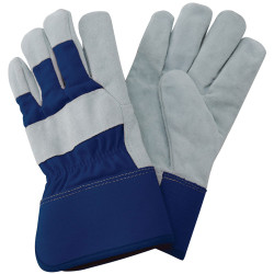 Kent &amp; Stowe 70105381 Navy Fleece Lined Rigger Gloves - Large