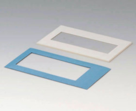 Display panel, acrylic glass, (L x W) 67.8 x 33 mm, transparent, A9174307