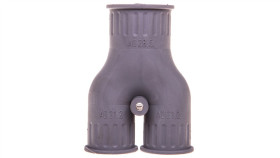 Rozdzielacz Y Do Węży Osłonowych Silvyn Klick-Y Tpe 2X16/1X21 Szary 56000150