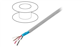 78173-Sl005 Przewód Na Rolce 30,5M Ecocable Mini 3X2x24awg Folia Al-Pet Mppe...