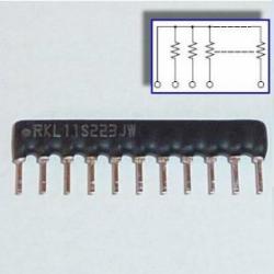 Drabinka rezystancyjna 10x 22K 11-pin