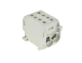 Złączka szynowa jednopolowa ZGX 1x70/2x50 mm2 szara (Al/Cu) ENE-00520