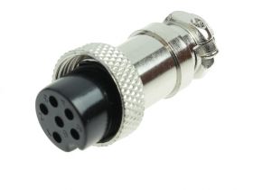 Wtyk CB mikrofonowy 6PIN na kabel