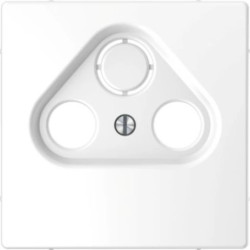 Merten Płytka centralna gniazda antenowego RTV 3otw. D-Life biały MTN4123-6035