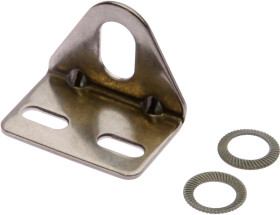 Akcesoria czujnika, kątownik montażowy, 25x23x33mm, podkładka ząbkowana pod czujnik, AY000098