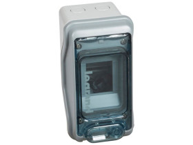 Rozdzielnica hermetyczna natynkowa 2 modułowa 1x2M drzwi transparentne bez listew IP65 RN65 601932 LEGRAND