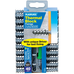 Plasplugs SSCP558CC Thermal Block Fixings (40)