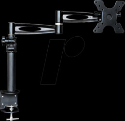 ICA-LCD-502BK Monitor Stand 1x LCD 13 - 27" long, clamp