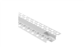 Profil Gp01 Podtynkowy Biały + Klosz Mrożony 1M