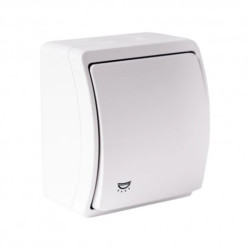 Włącznik wyłącznik światła łącznik pojedynczy IP44 biały 156-01 DV 5805