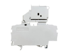 Złączka bezpiecznikowa 2.5mm2 szara 6,3A 5x20mm uchylna podstawa bezpiecznika 2002-1611 TOPJOBS