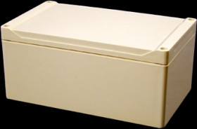 Aluminum die cast enclosure, (L x W x H) 254 x 70 x 50 mm, black (RAL 9005), IP54, 1590BXBK