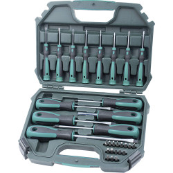 Br&#xFC;der Mannesmann M11850 Tool Kit 30-Piece Compact and Portable