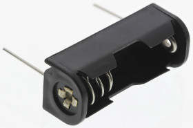 Uchwyt do baterii, x 1, montaż na PCB