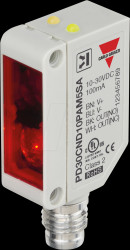 PD30CND10PAM5SA Retroreflective sensor, light barrier, rectangular, up to 1 m