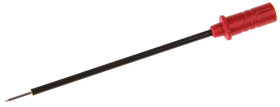 Próbnik, typ końcówki: Sprężynowy, rozmiar: 0.64mm, 60V dc, Czerwony, Stal nierdzewna