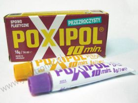 KLEJ POXIPOL 14ml PRZEŹROCZYSTY.