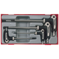 Teng TTTX7 TX/TPX TORX T-Handle Screwdriver Set, 7 Piece