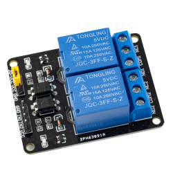 Moduł przekaźników 2 kanały 5V