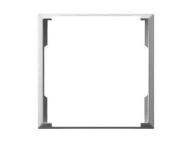 ARIA Ramka ozdobna do gniazd podwójnych do ramek srebro RO-4U/18 OSPEL