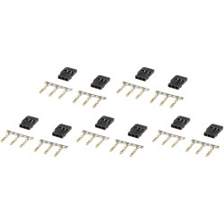 Reely RE-6973860 Servo socket Futaba 10 pcs Connectors