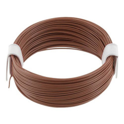 econ connect KL004BR10 Strand 1x0.04mm&#xB2; Brown 10m Length