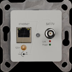 614000 Ethernet over coax, 2500 Mbps, single socket